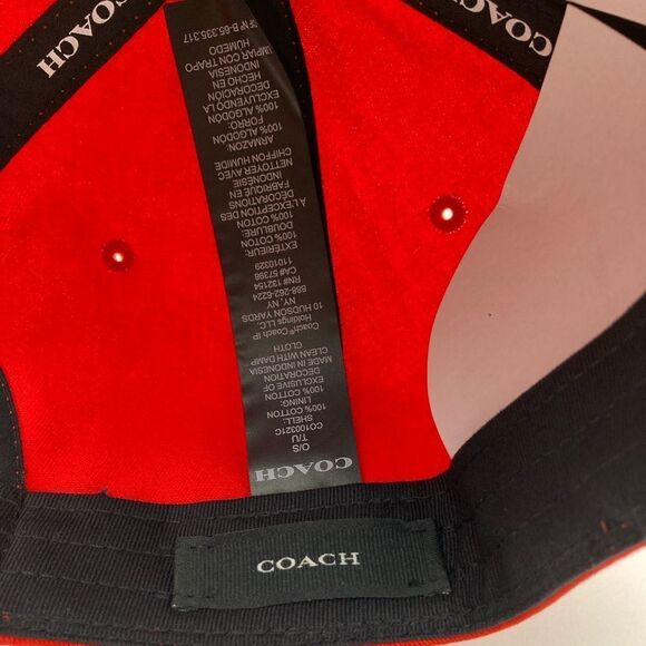 NWT Coach Women’s Embroidered Baseball Hat - Picture 6 of 9